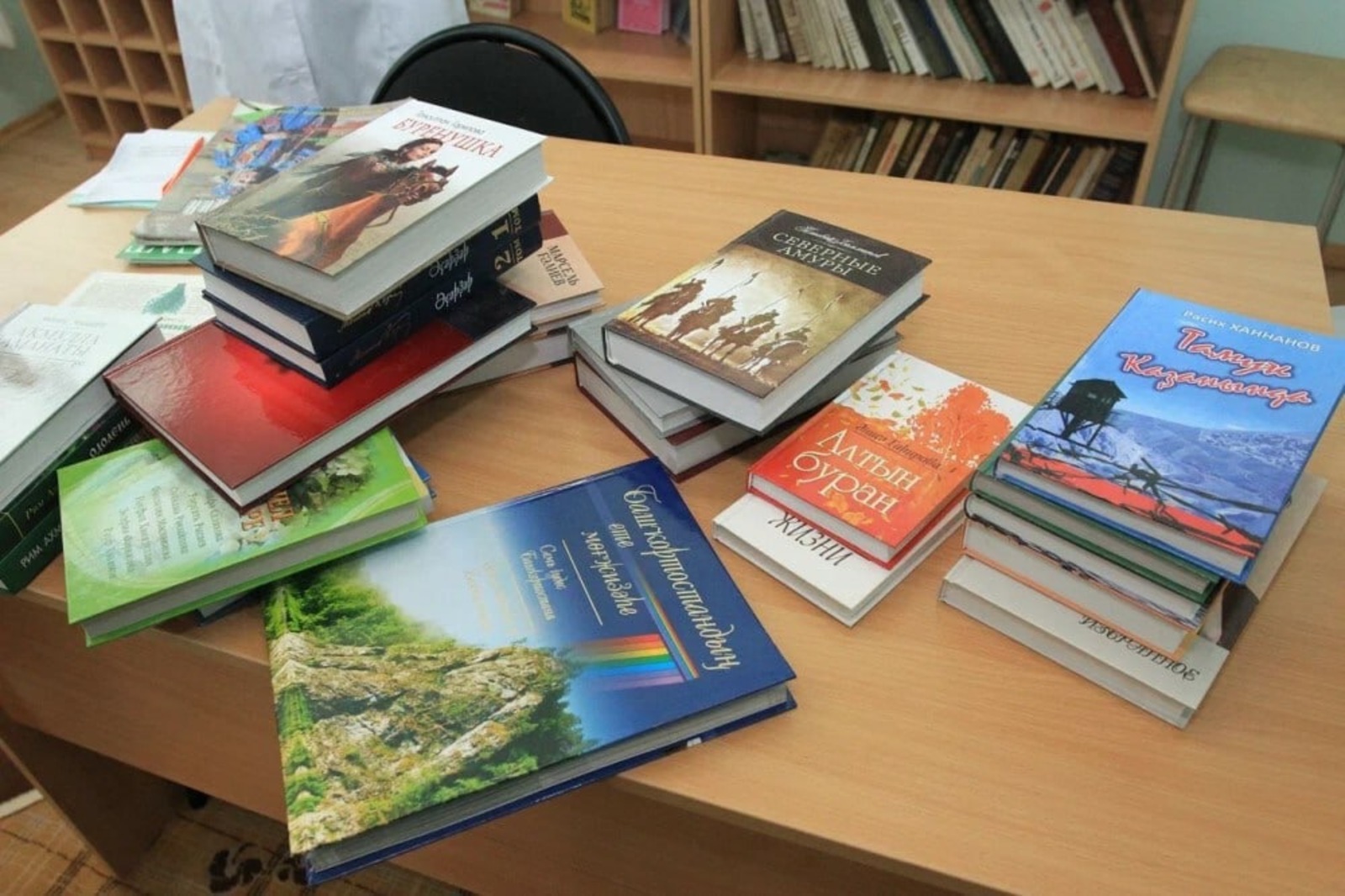 На книжной ярмарке "Китап-байрам" передали книги в библиотеку "Уфимского хосписа"