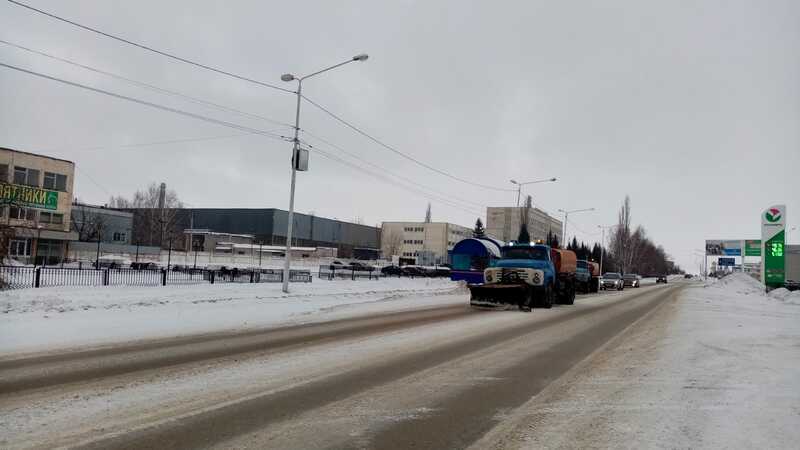В Туймазинском районе в уборке снега задействованы более 50 единиц техники