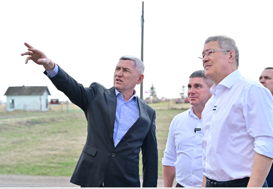 Радий Хабиров ознакомился со строительством крупнейшего элеватора Башкортостана