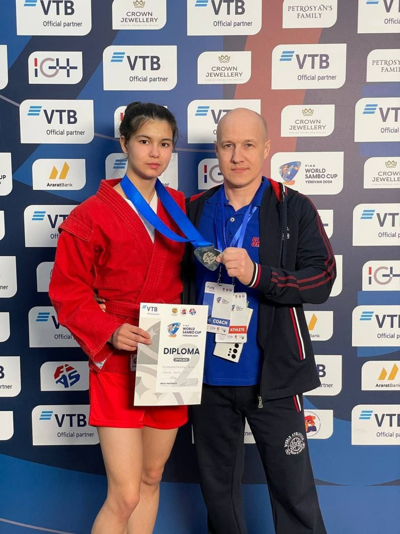 Спортсменка из Башкирии завоевала в Ереване «серебро» Кубка мира по самбо