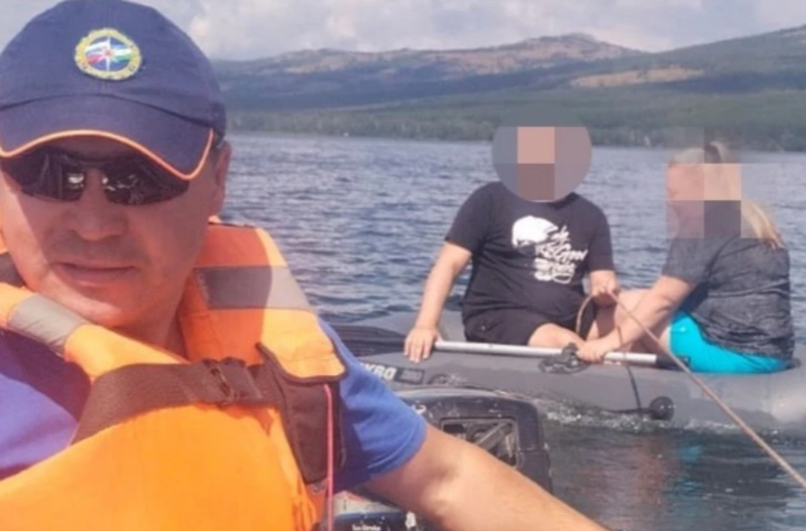 Пара из Башкирии попала в опасную ситуацию посреди озера