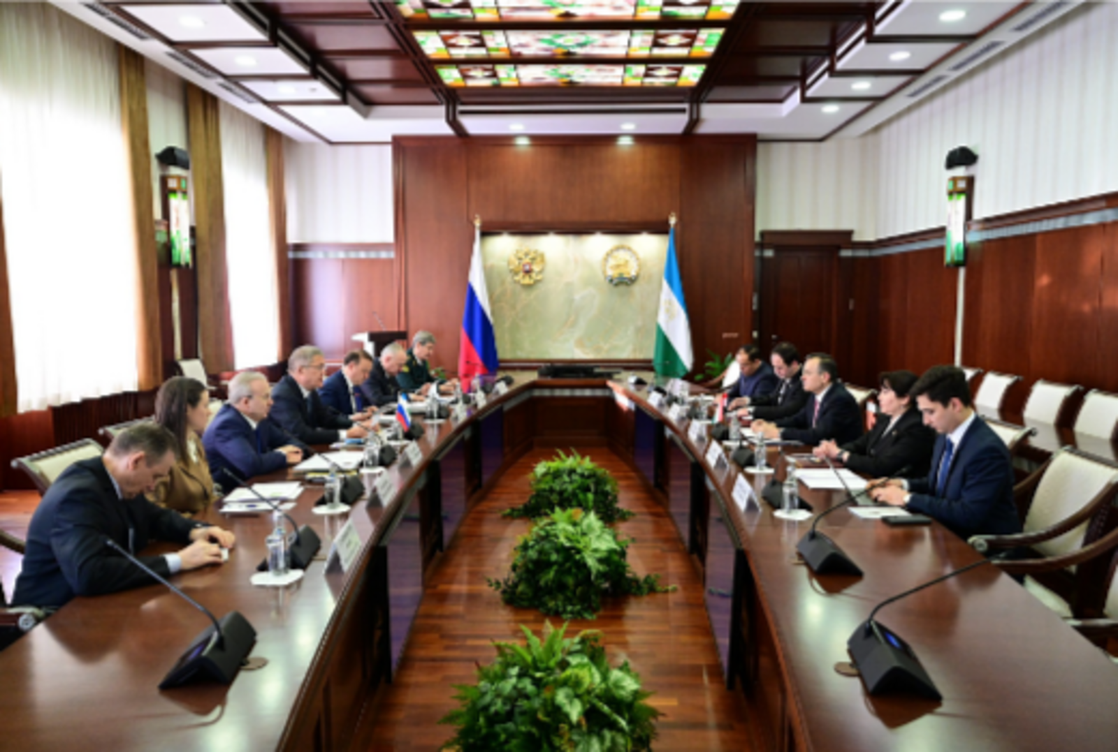 Встреча с официальной делегацией Таджикистана