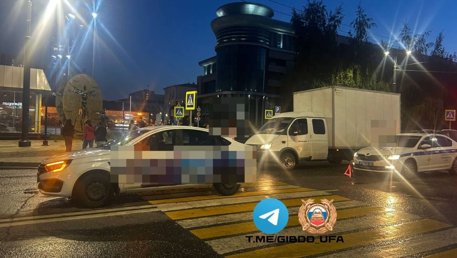 В Уфе на переходе сбили 15-летнюю девочку