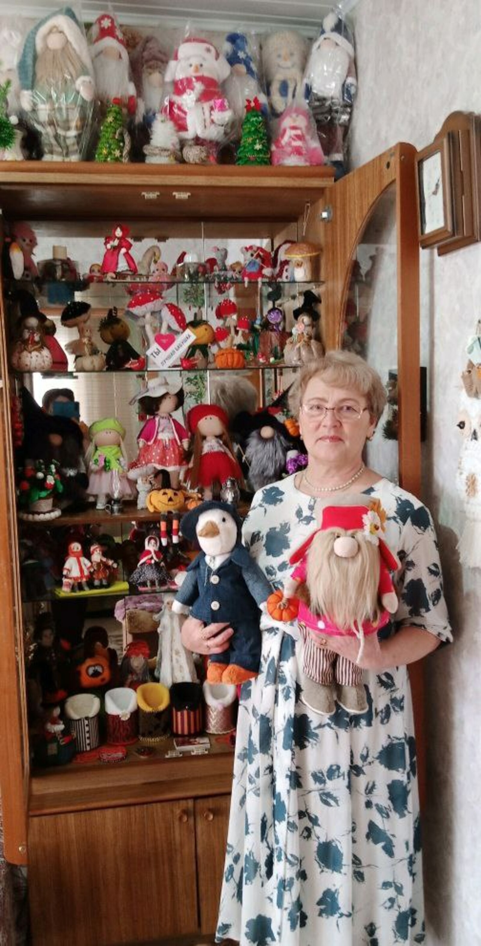 Расима Шведкова из Кармаскалинского района шьет текстильных кукол