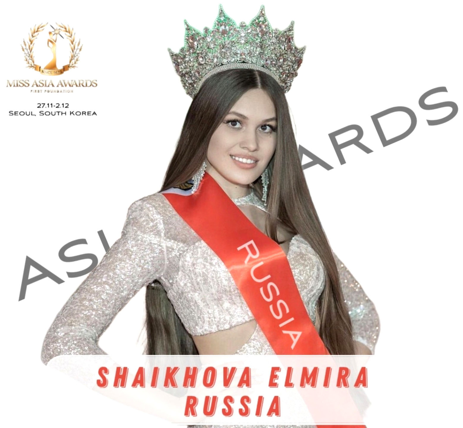 Россию представляет уфимская модель Эльмира Шаихова на Miss Asia Awards-2023