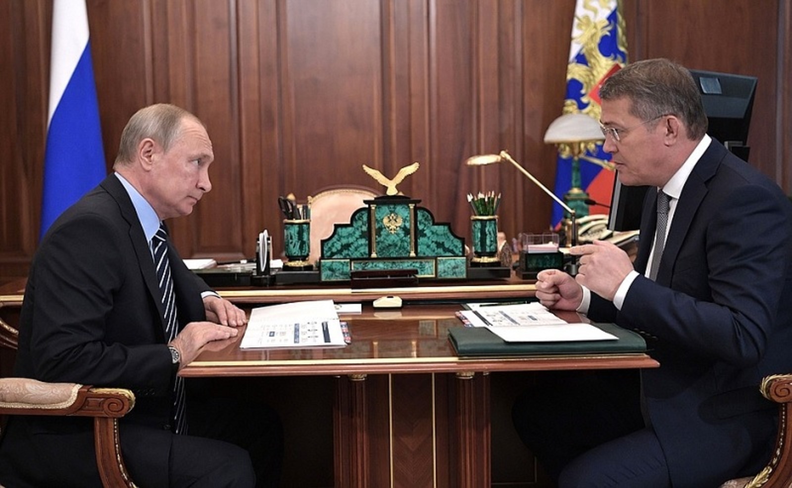 Радий Хабиров поздравил Владимира Путина с днём рождения