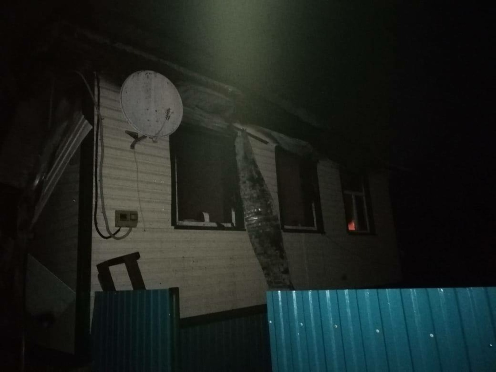 В деревне Качеван произошел пожар