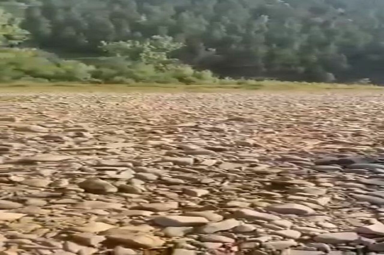 Две реки пересохли до камней в Башкирии