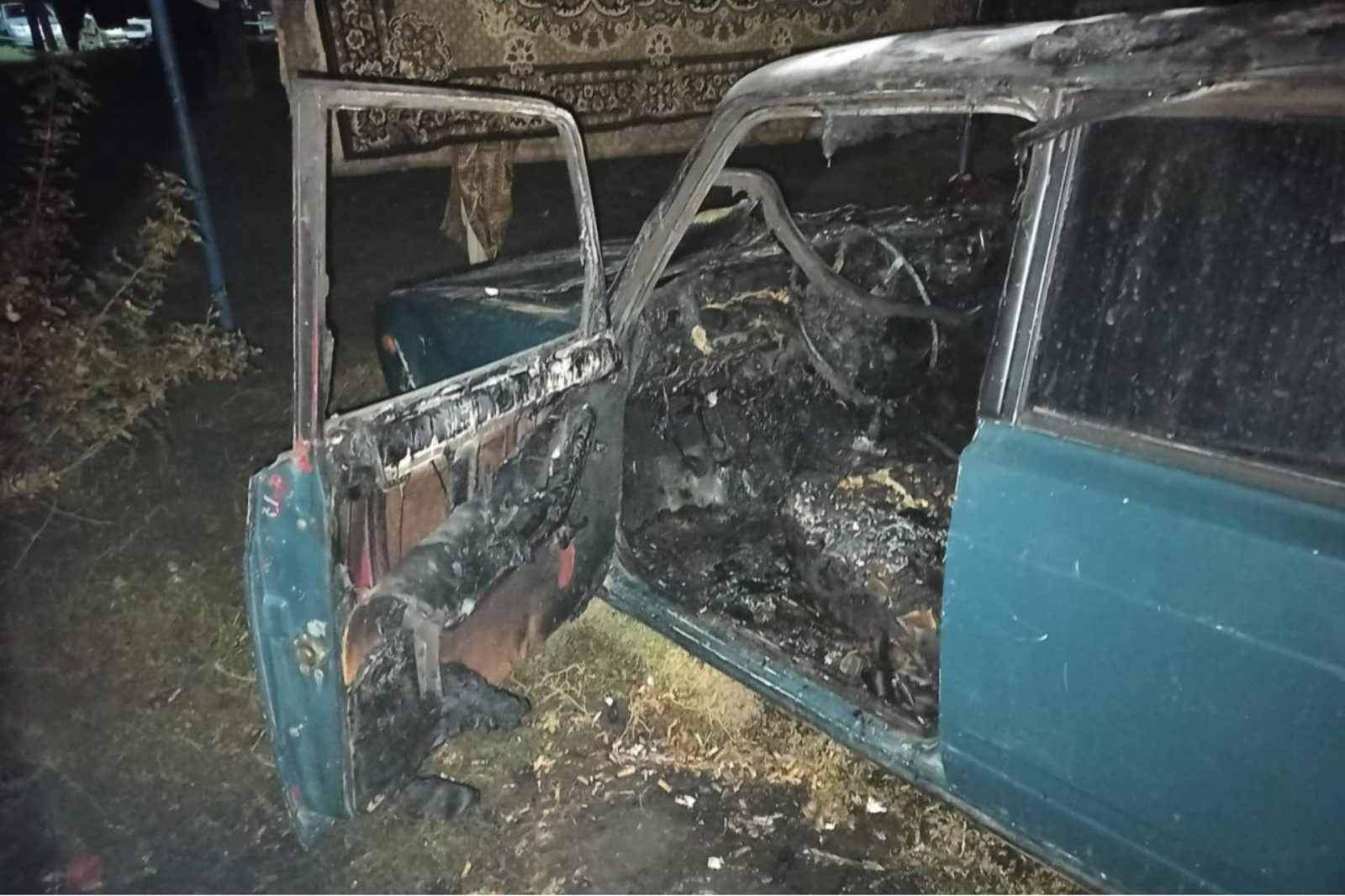 Житель Башкирии сгорел в собственном автомобиле