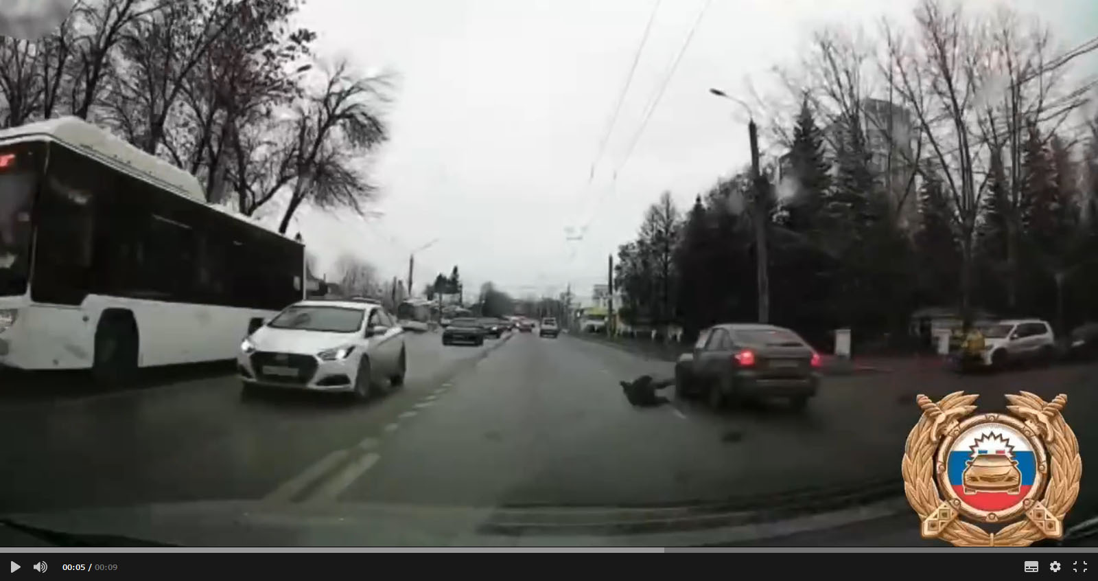 В Башкирии водитель сбил мужчину на пешеходном переходе
